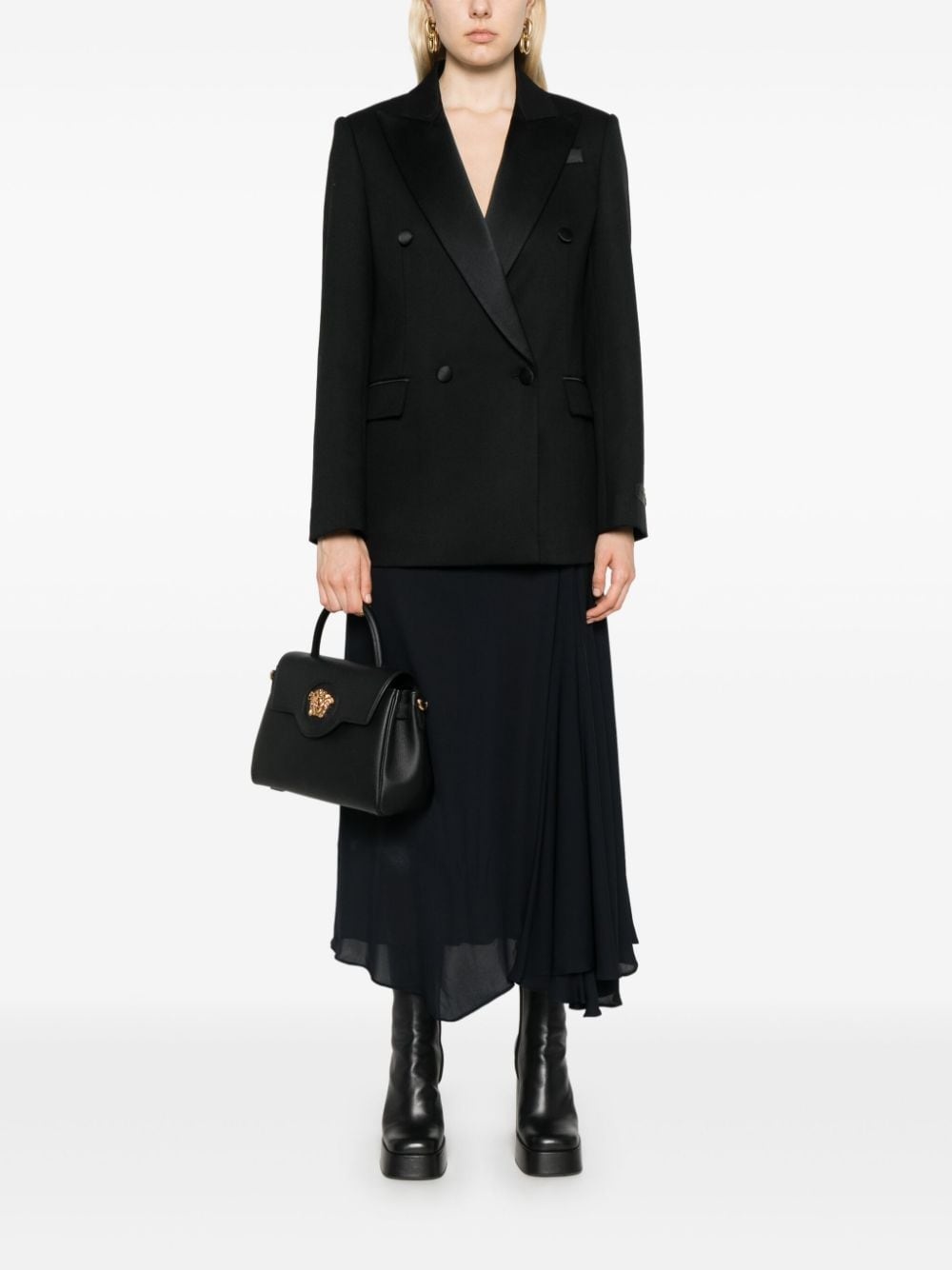 satin-lapels blazer - 2