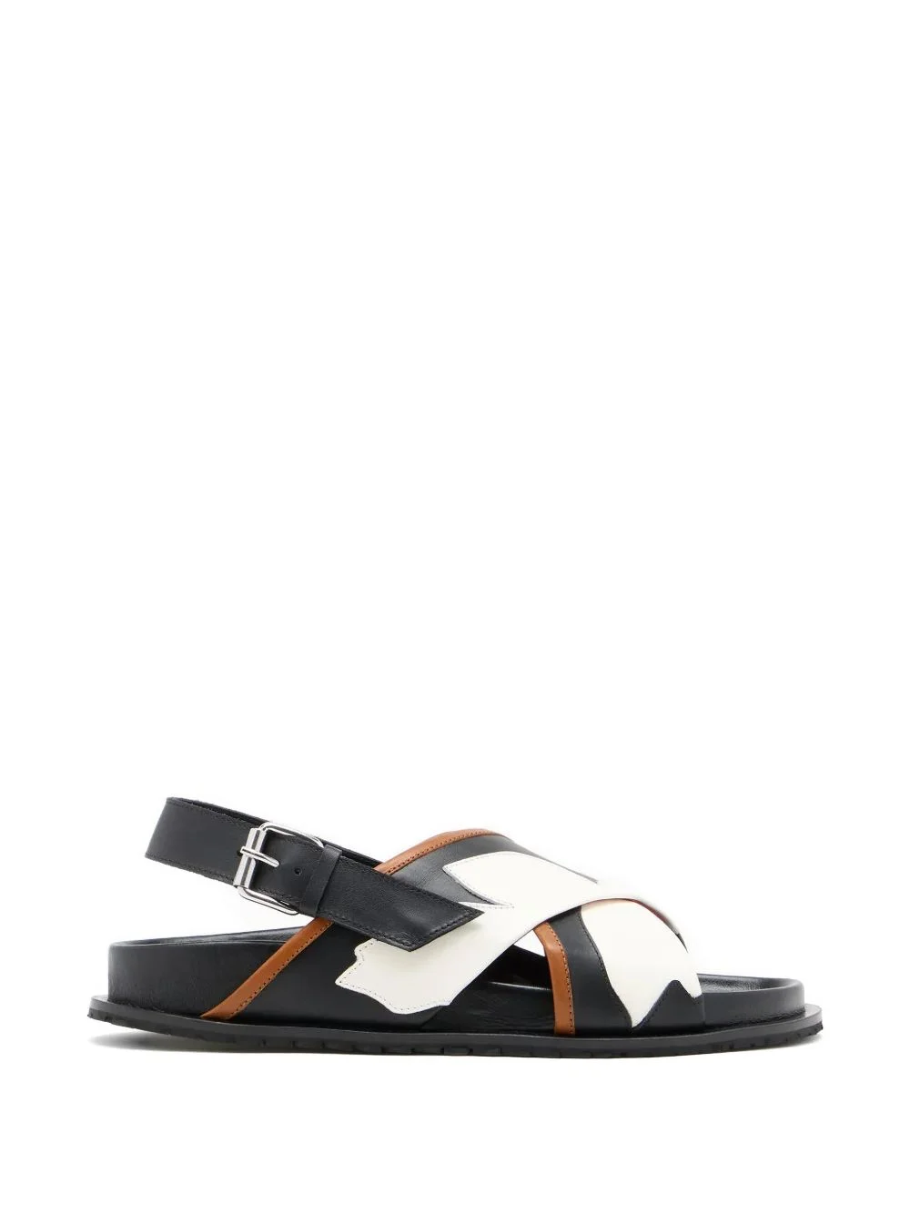 criss cross-strap sandals - 1
