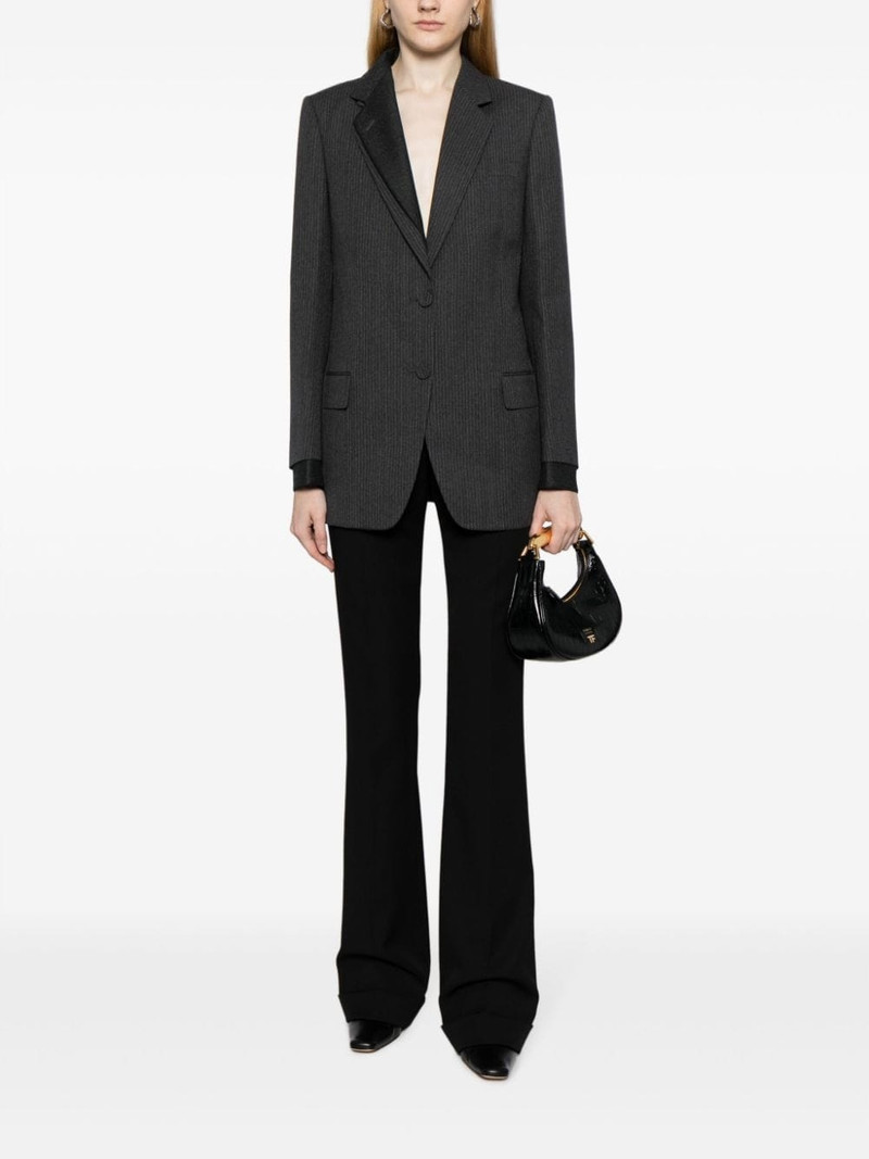FENDI pinstripe wool blazer outlook
