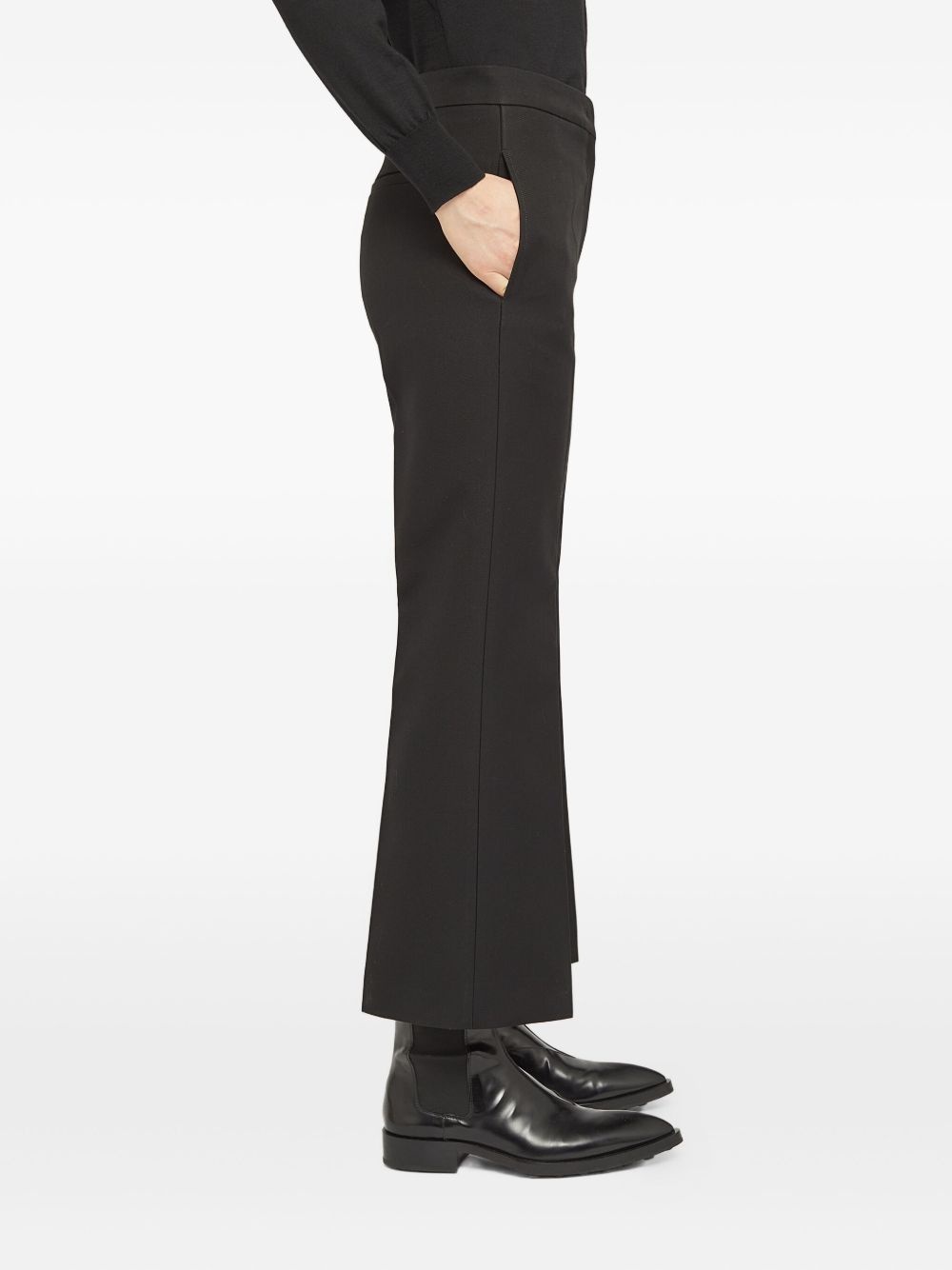 cotton cropped trousers - 3