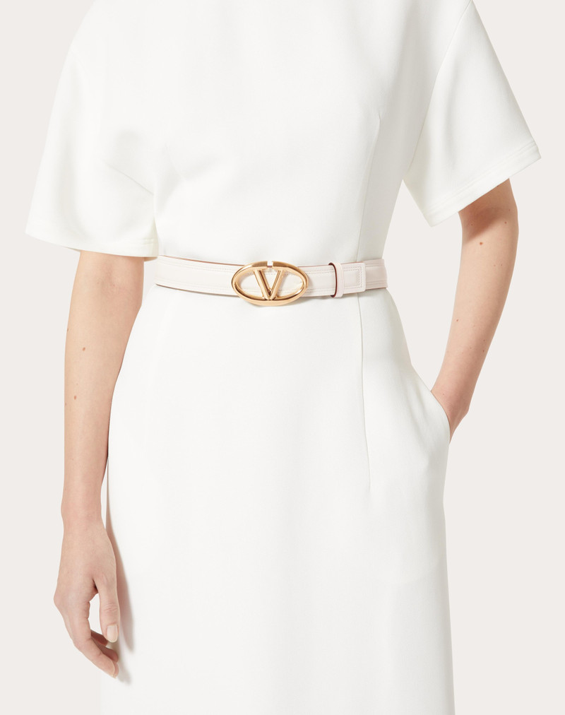 THE BOLD EDITION VLOGO SHINY CALFSKIN BELT 30 MM 5