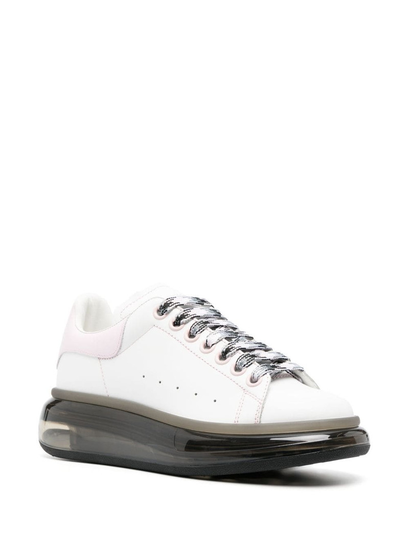 Alexander McQueen Oversized transparent sole sneakers outlook