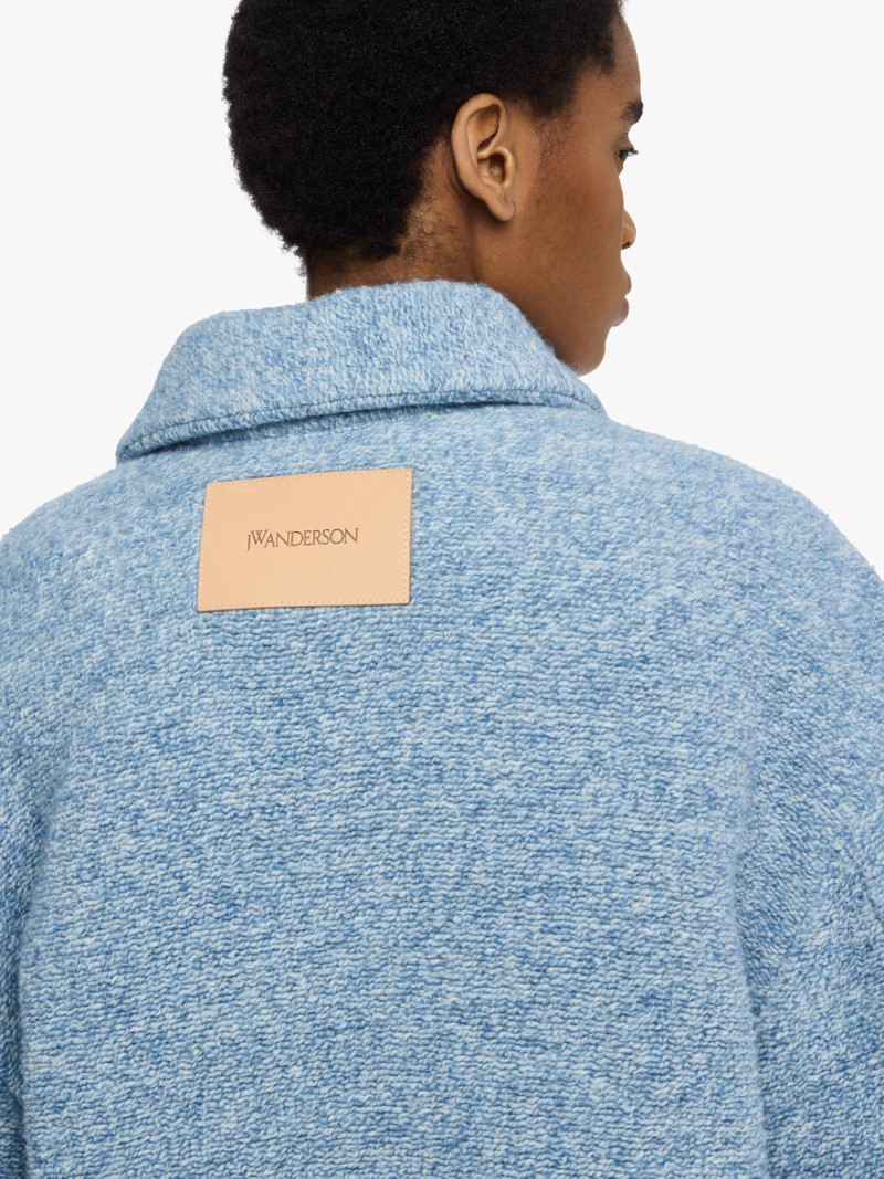 CONTRAST TRIM CASUAL JACKET 4