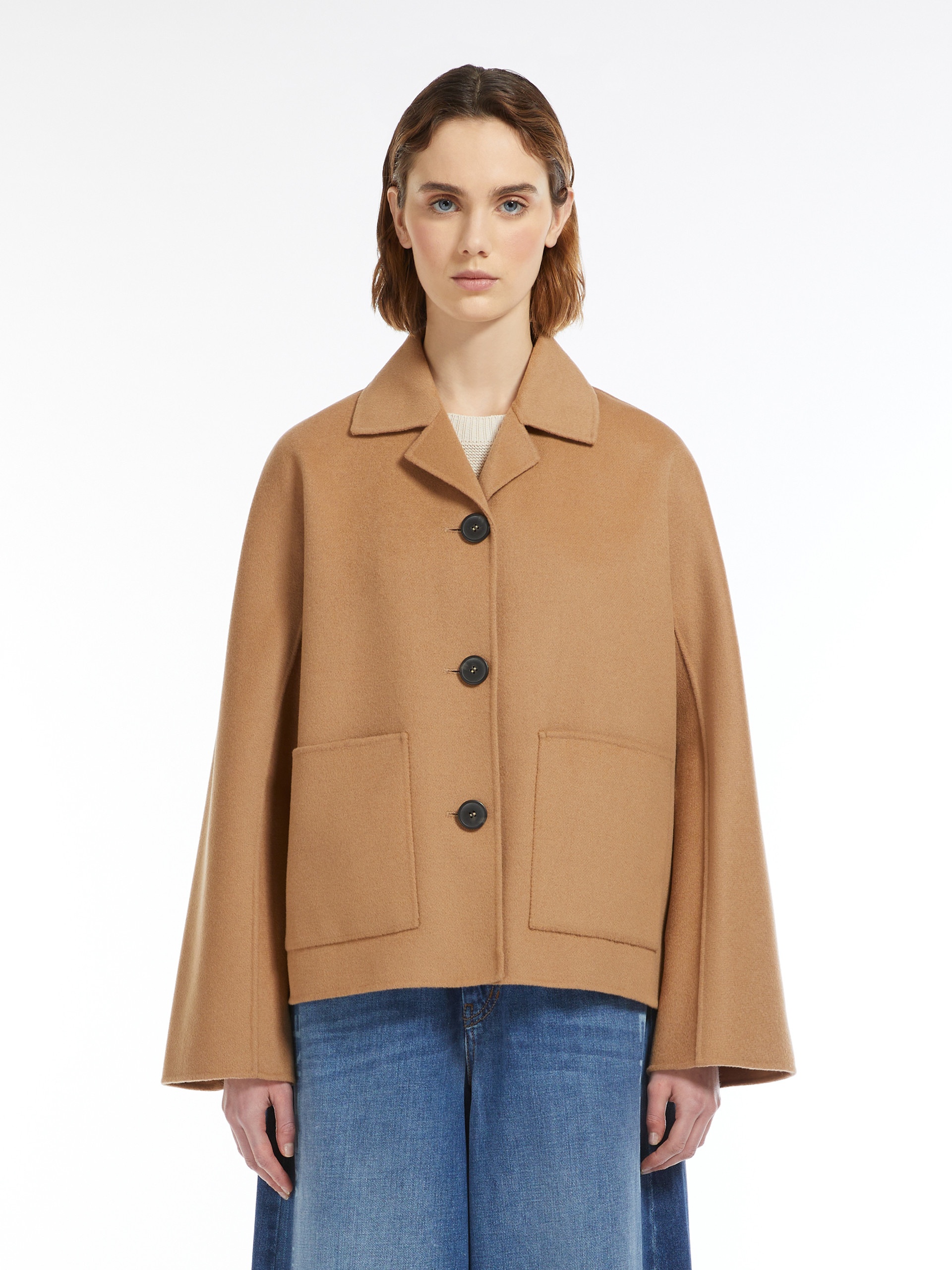 SALE Double-sided wool single-breasted jacket - 3