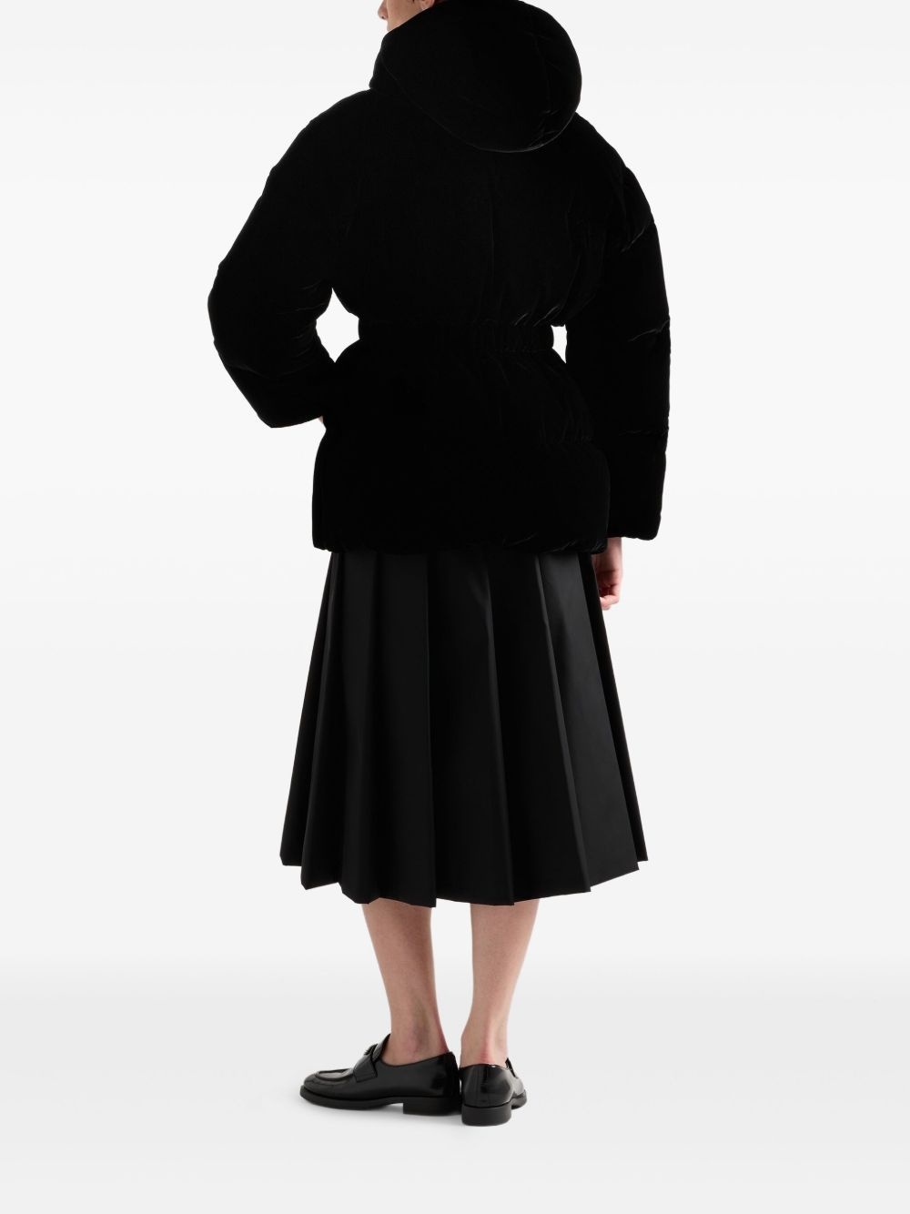velvet puffer jacket - 3