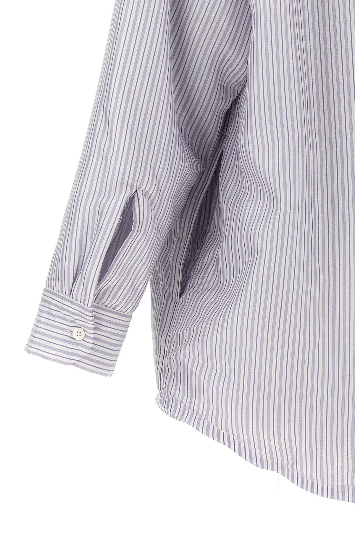 Maison Margiela Men Striped Shirt Jacket - 5