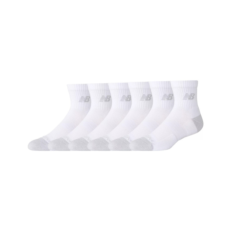 Unisex Active Quarter Socks 6 Pack - 1