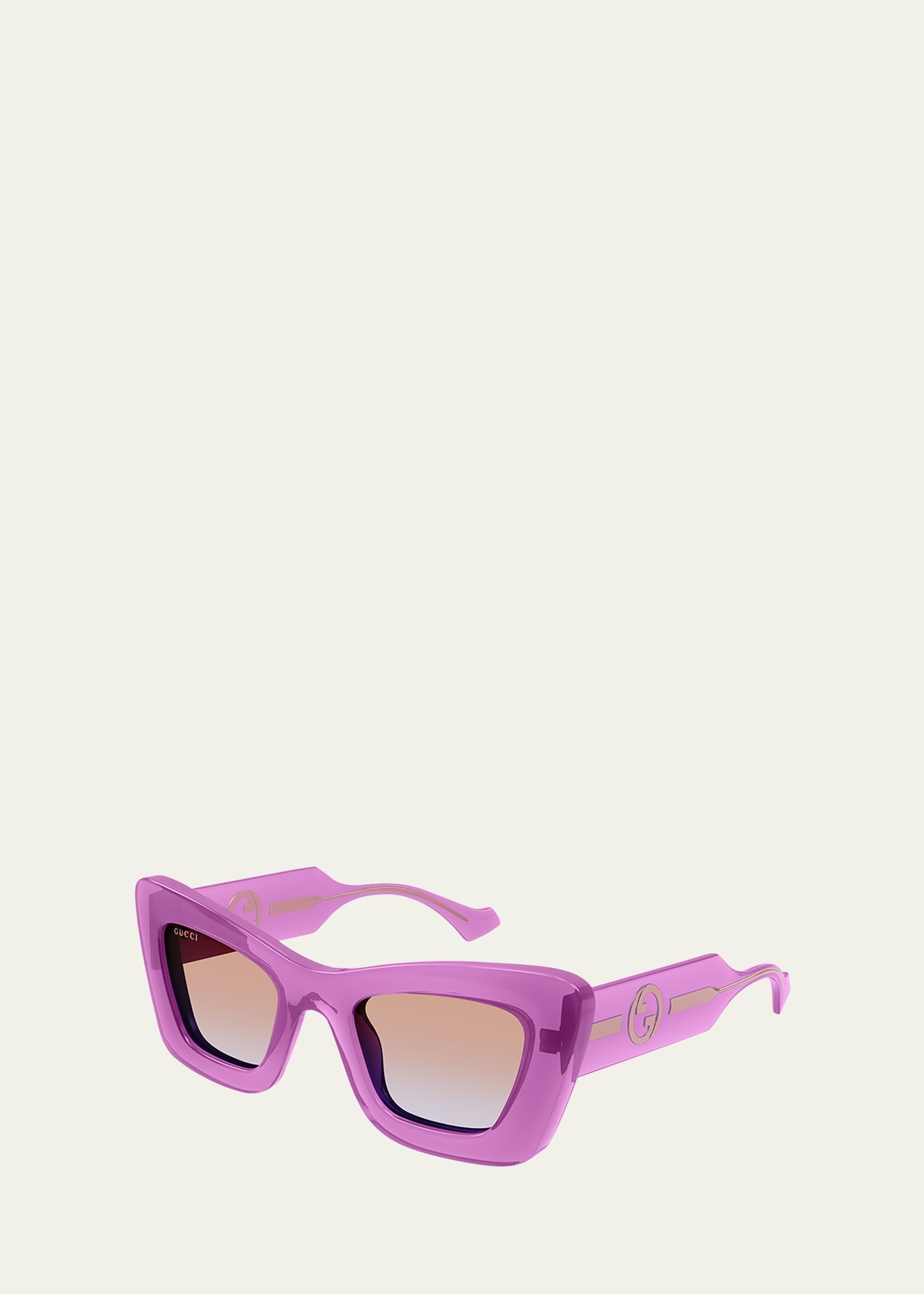 GG Plastic Cat-Eye Sunglasses - 2