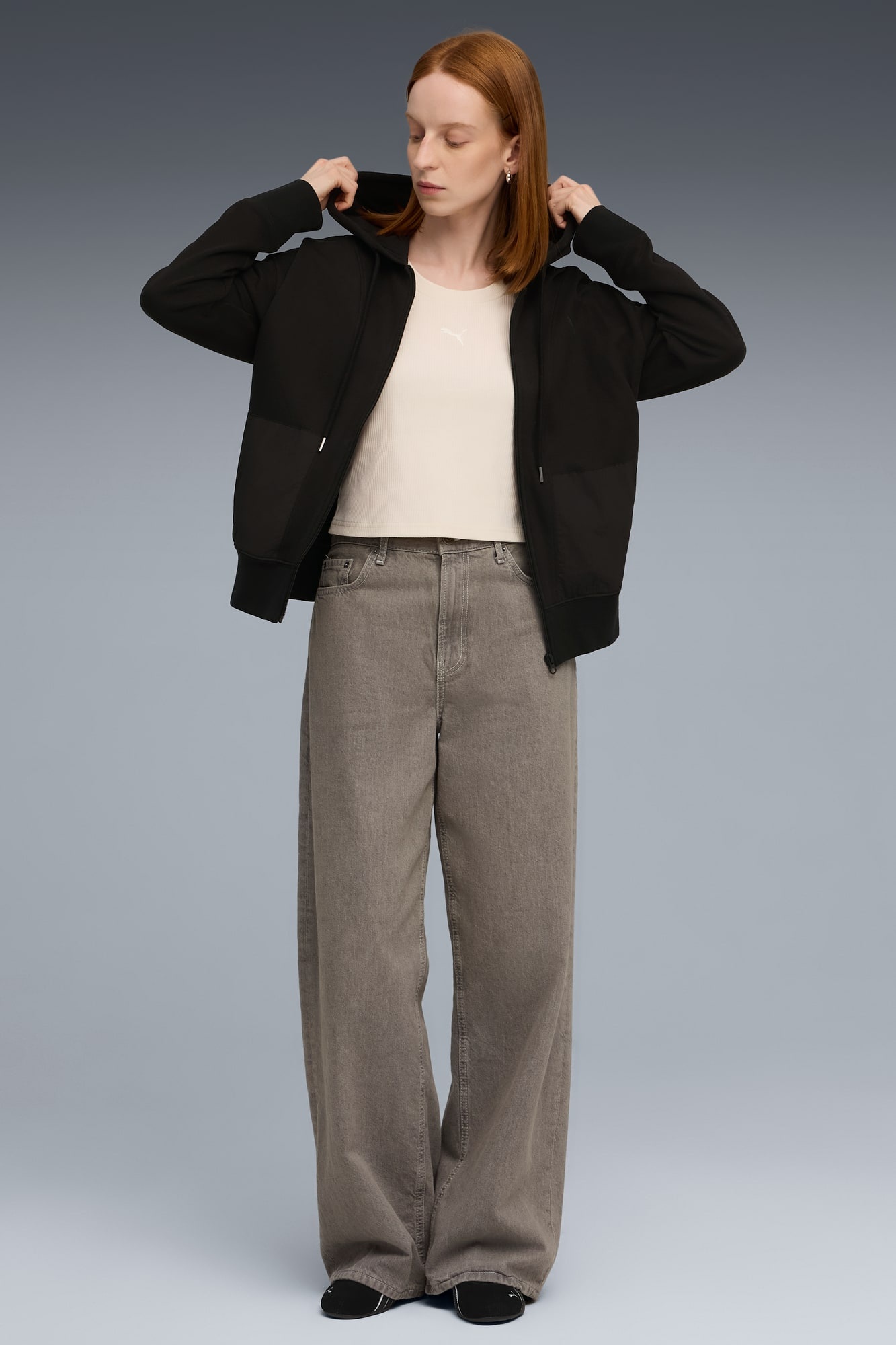 HER Relaxed Full-Zip Hoodie Women - 5