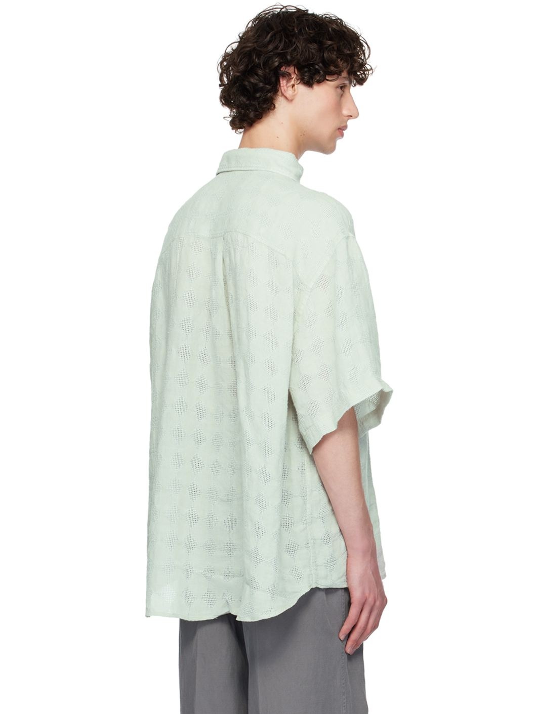 Green Linen Shirt - 3