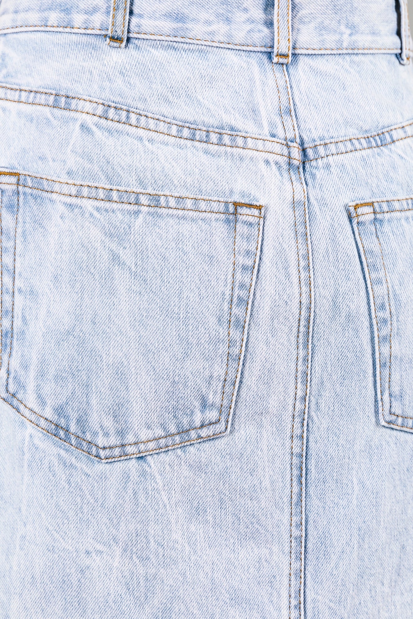 LONG DENIM SKIRT - 5