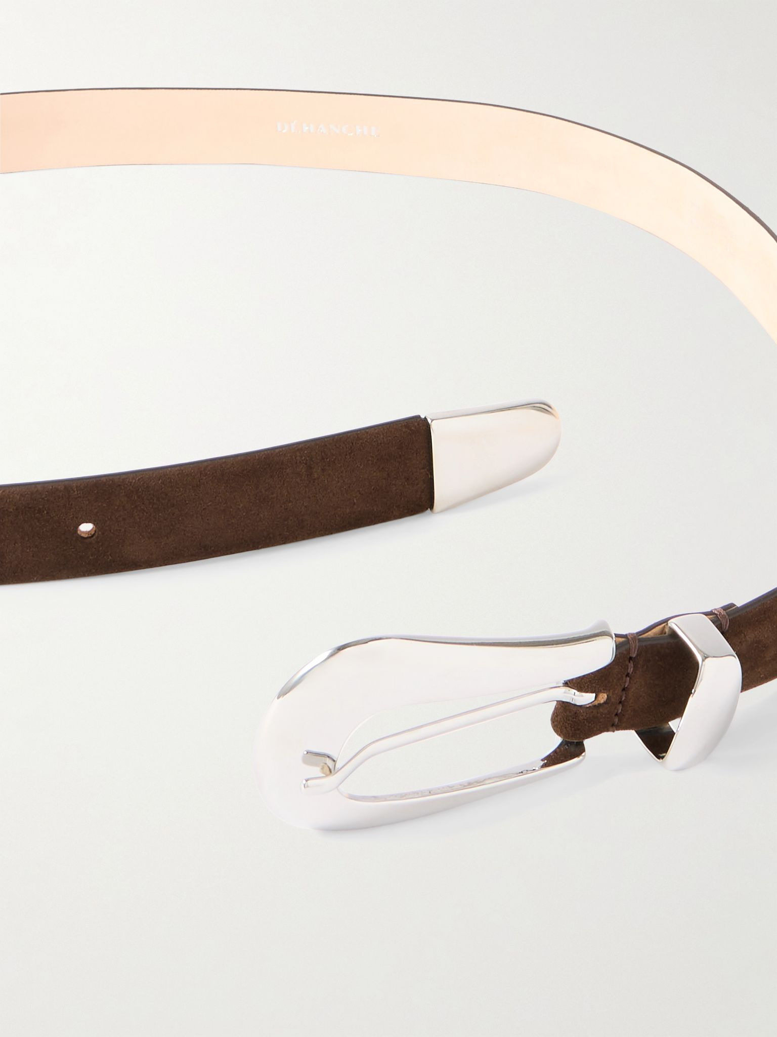 Colette suede belt Chocolate - 3
