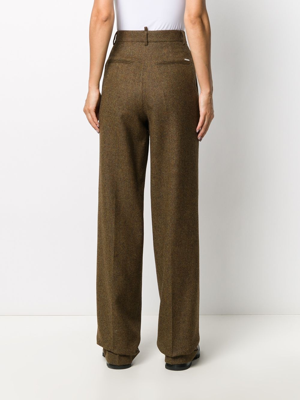 pleated high waist trousers  - 4