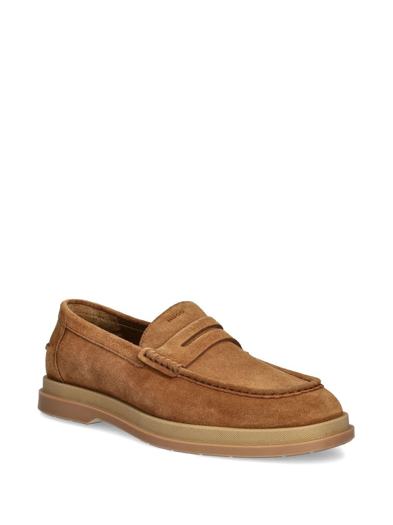 HUGO suede loafers outlook