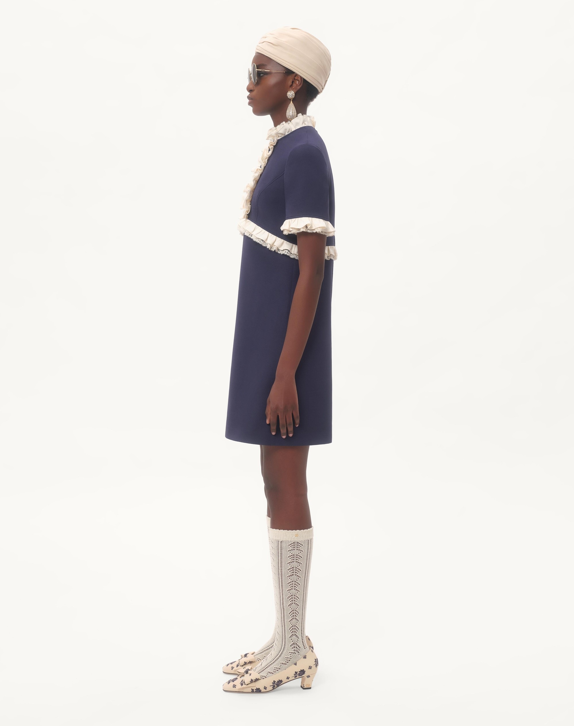 CREPE COUTURE SHORT DRESS - 7
