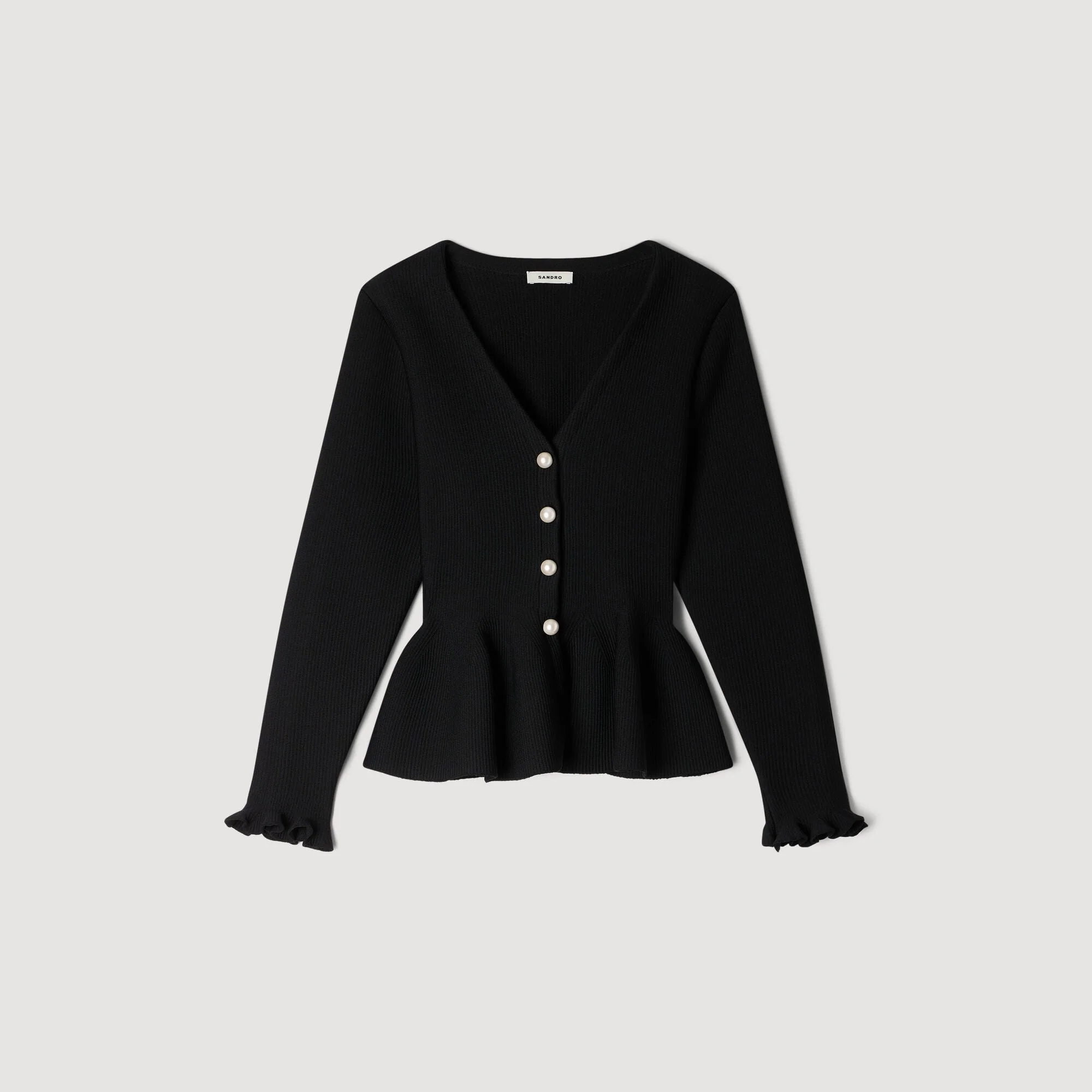 PEPLUM CARDIGAN - 1