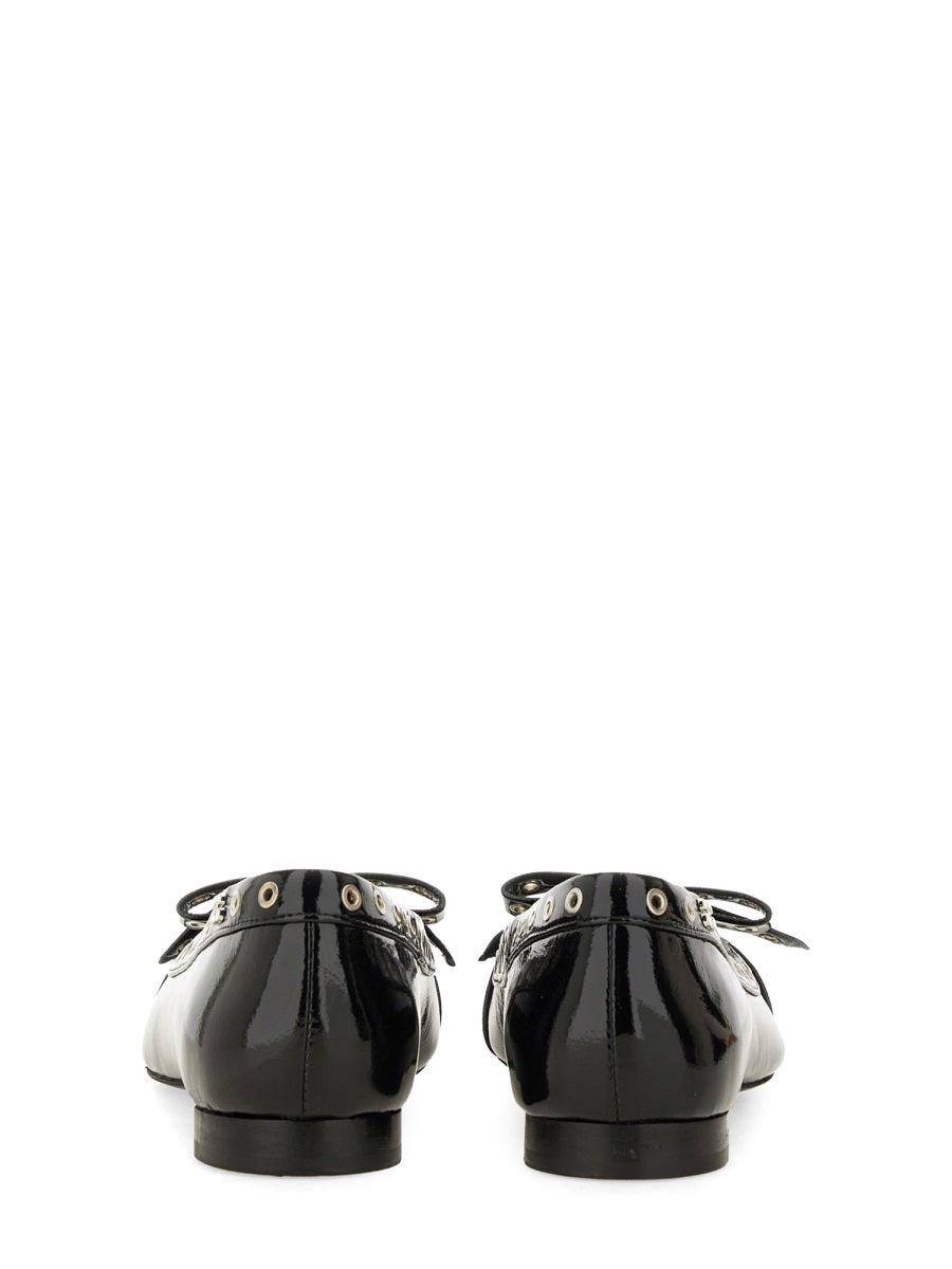 Ganni Women Ballerina With Bow - 3