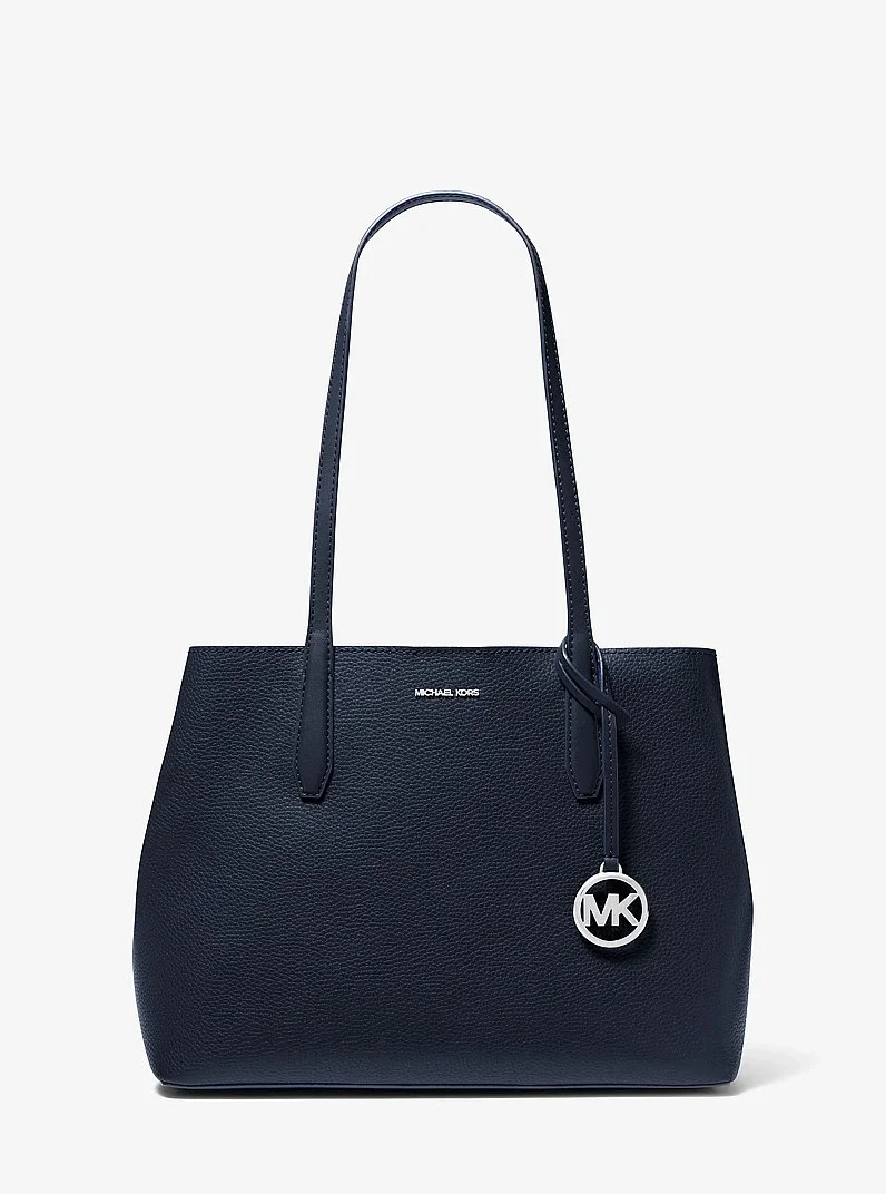 Avalon Medium Pebbled Leather Tote Bag - 1