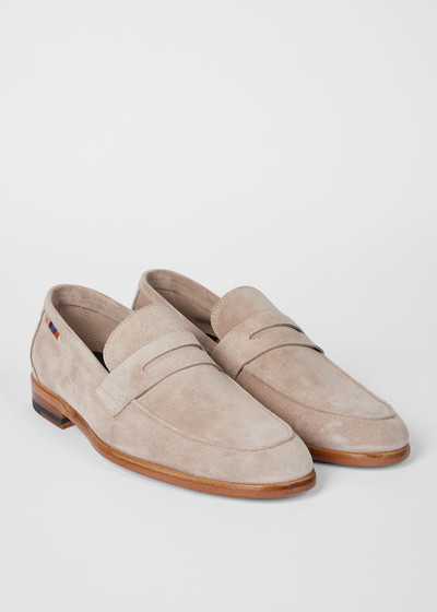 Paul Smith Mushroom Suede 'Figaro' Loafers outlook