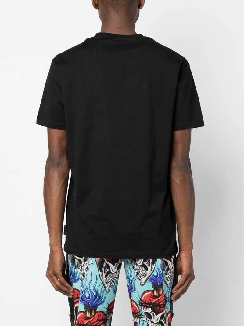 chest logo-print detail T-shirt 4