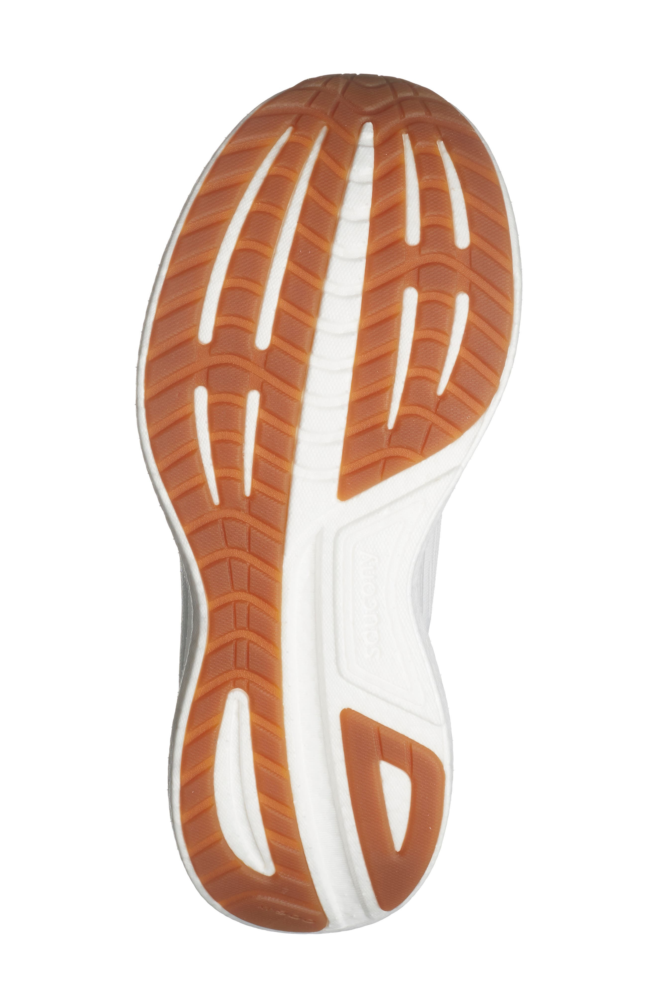 Saucony Ride 18 Running Shoe in White/Gum at Nordstrom - 6
