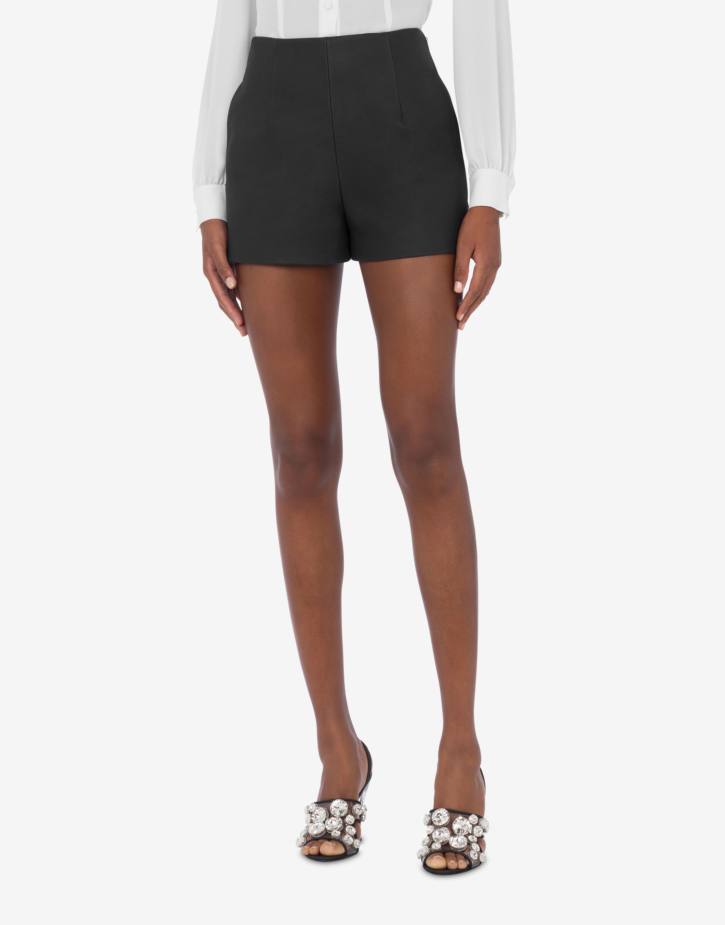 NAPPA LEATHER SHORTS - 2