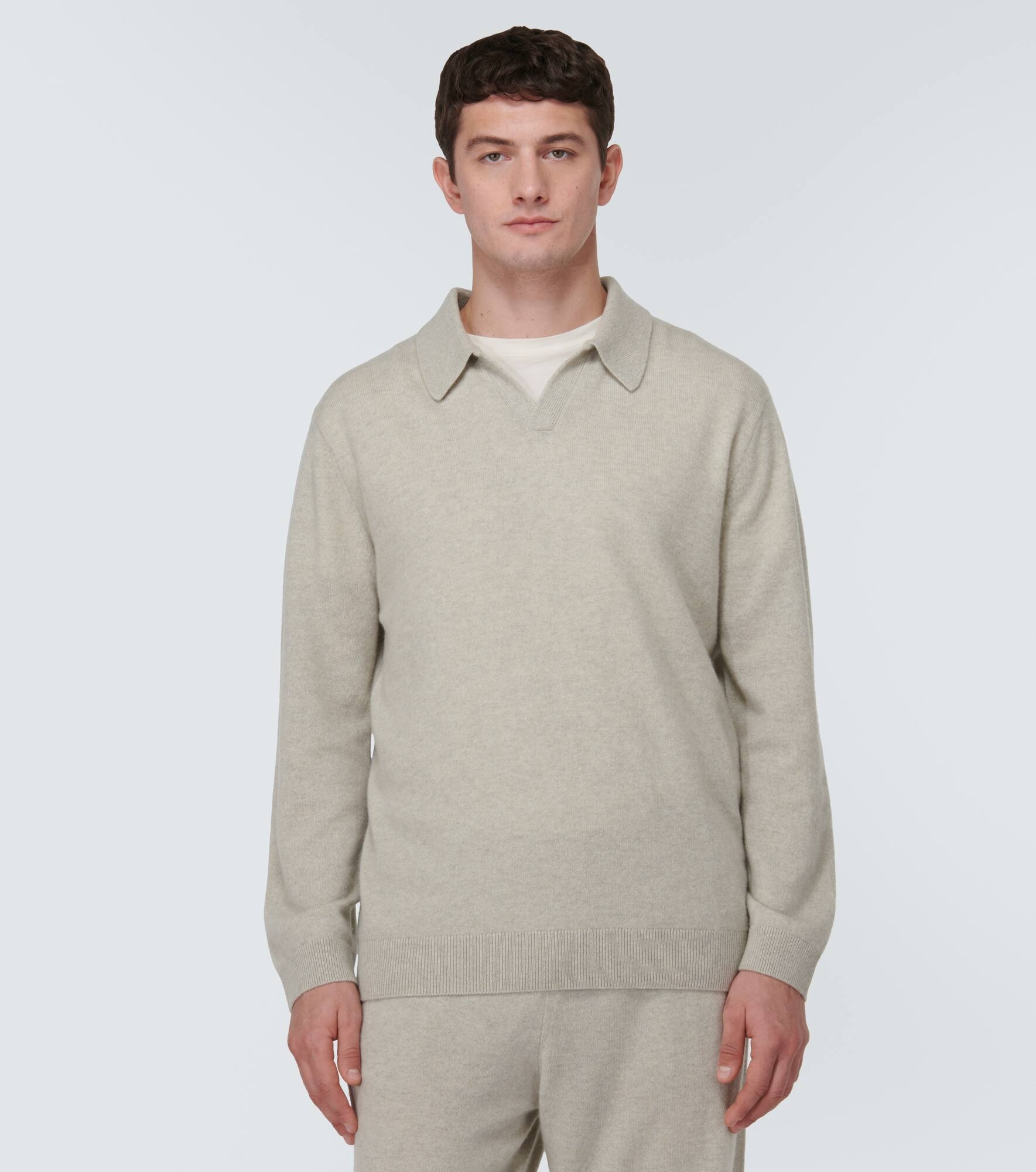 Gibson cashmere polo sweater - 3