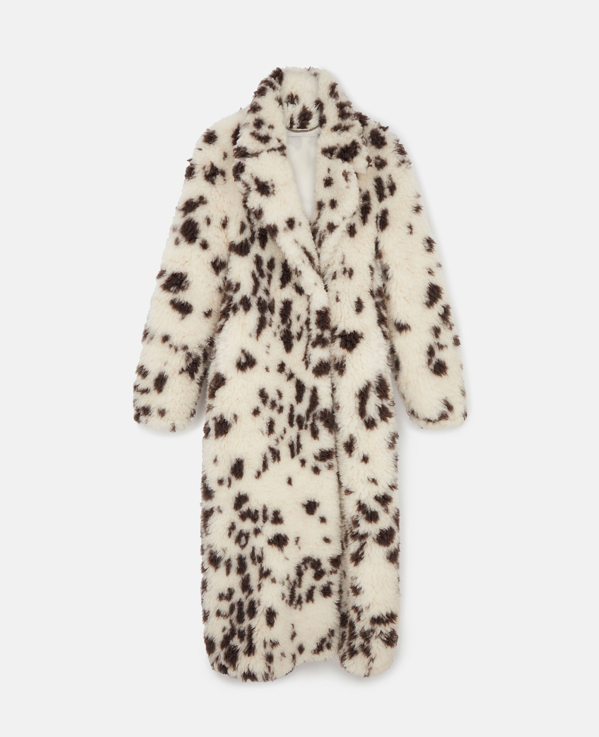Appaloosa Print Long Teddy Coat - 1