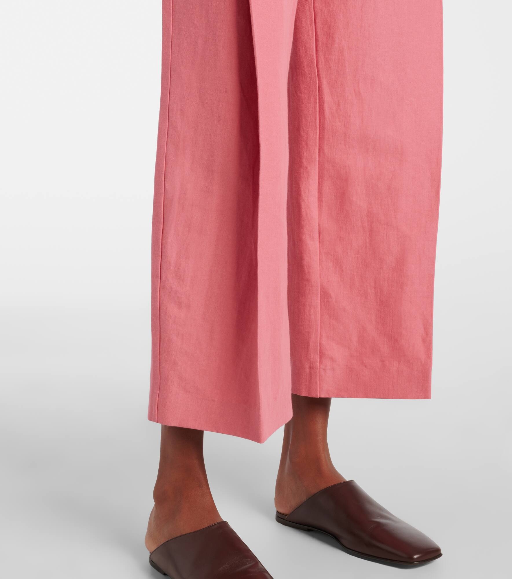 Santu linen and cotton-blend culottes - 5