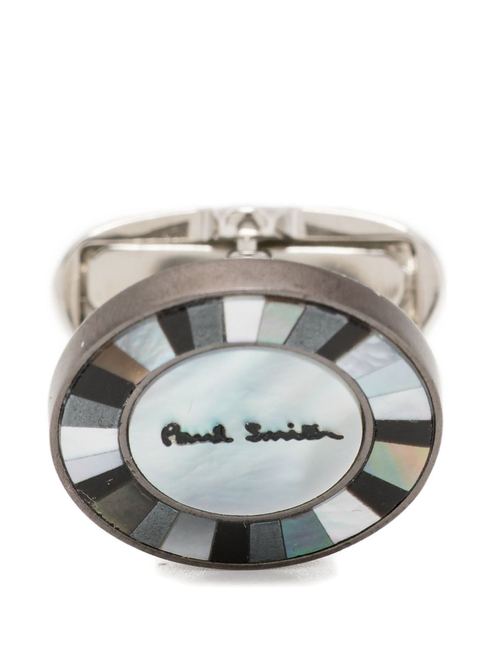logo-engraved cufflinks - 3