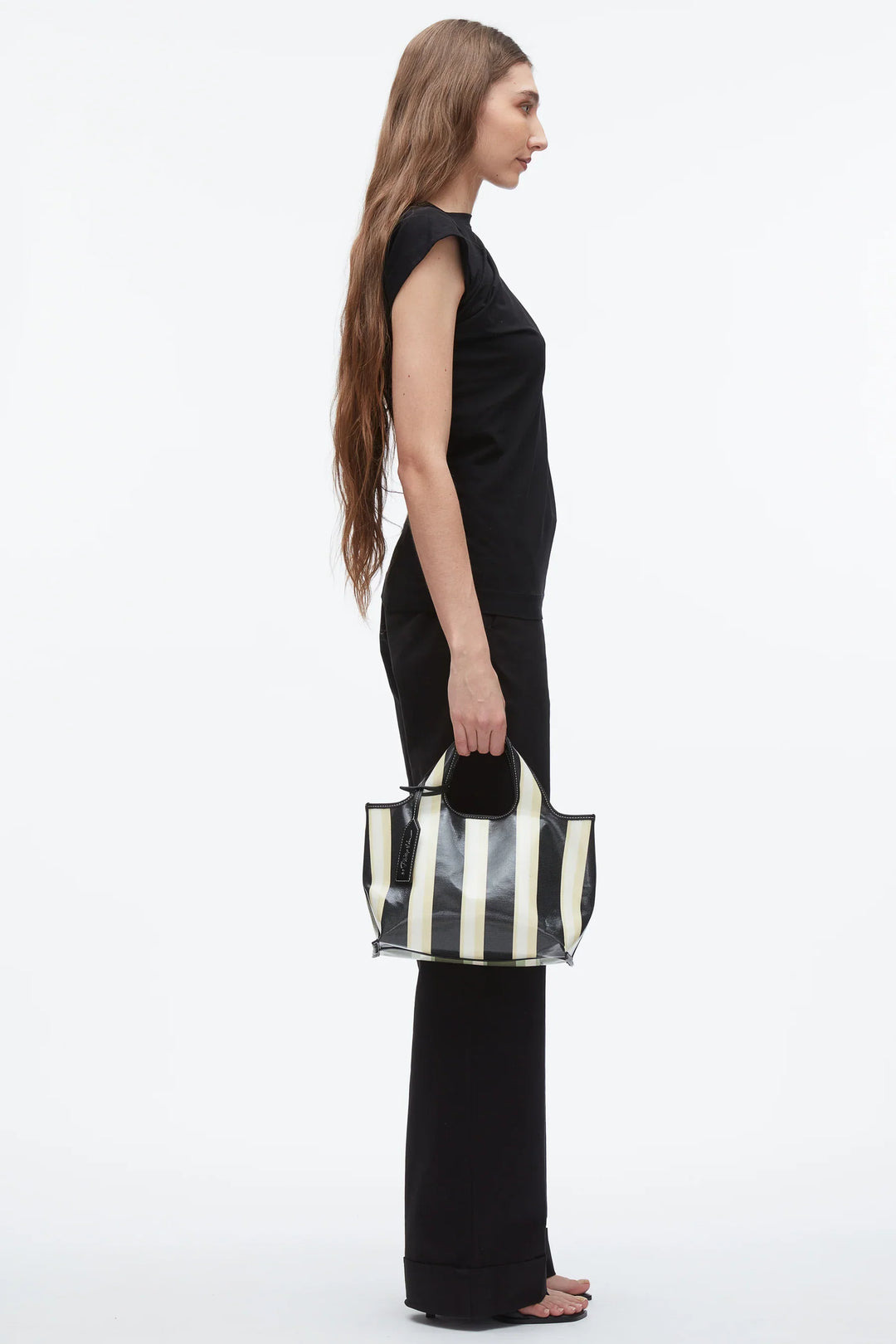 Dual Stripe Mini Market Tote - 5
