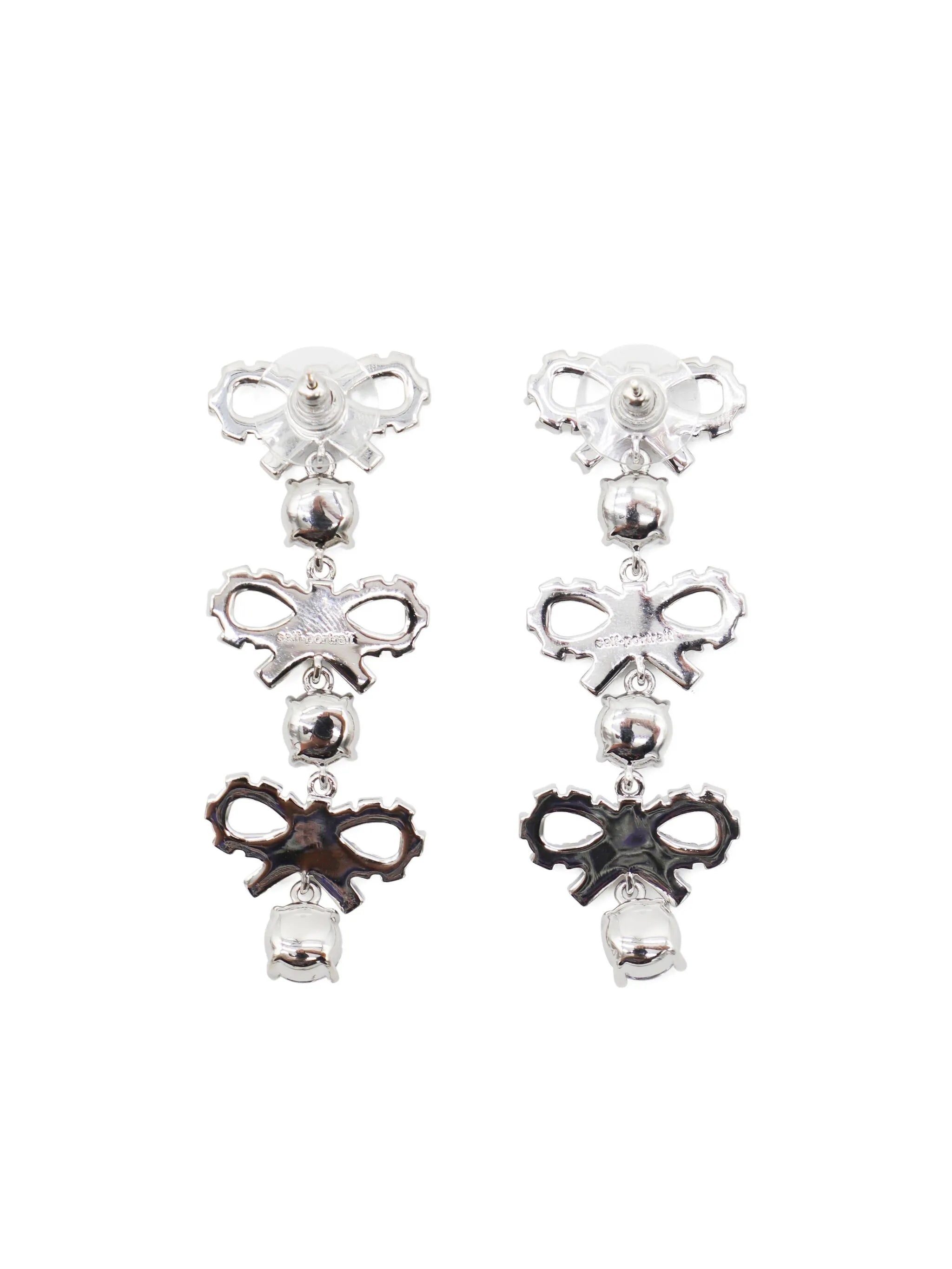 Mini Bow Drop Earrings - 2