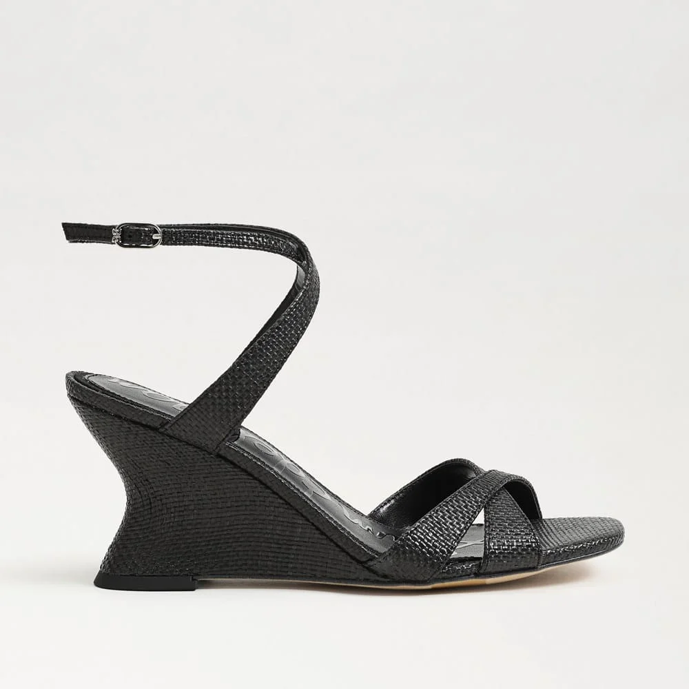 Davi Ankle Strap Wedge Sandal - 1