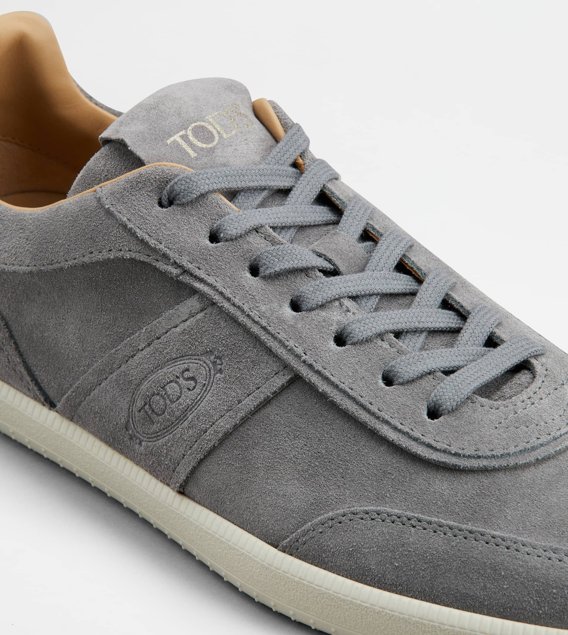 TOD'S TABS SNEAKERS IN SUEDE - GREY - 5