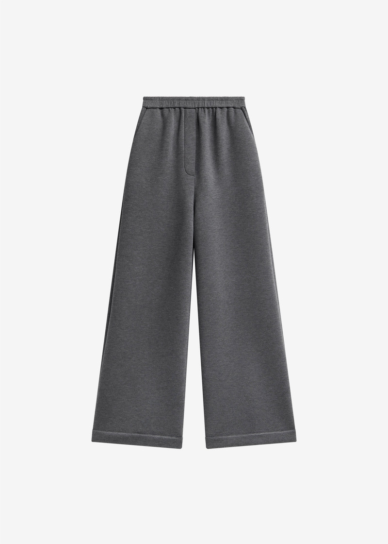 Mirca Neoprene Elastic Pants - Dark Grey 1