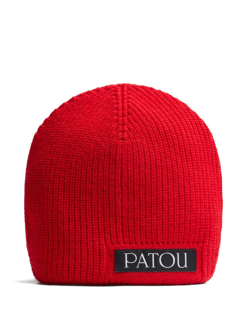 logo-tag wool beanie 1