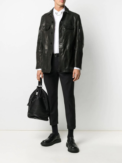 Neil Barrett buttoned long-sleeve jacket outlook