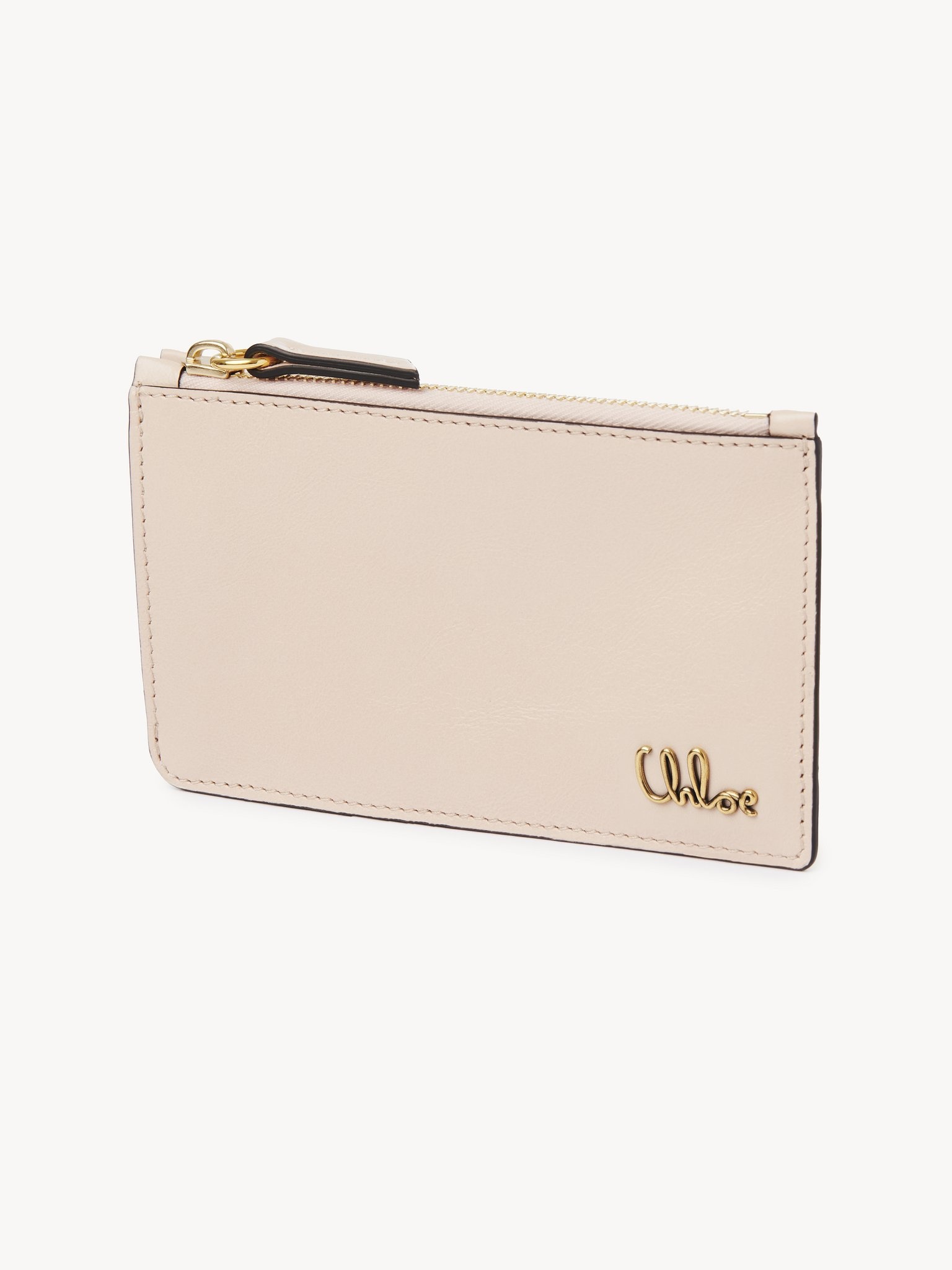 SMALL CHLOÉ ICONIC PURSE WITH CARD SLOTS IN SHINY LEATHER - 2