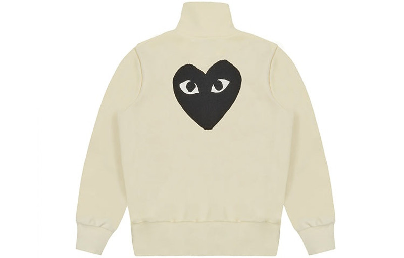 Comme des Garçons PLAY COMME des GARCONS PLAY Big Black Heart Zip Up Sweatshirt 'Off-White' AZ-T256-051-3 outlook