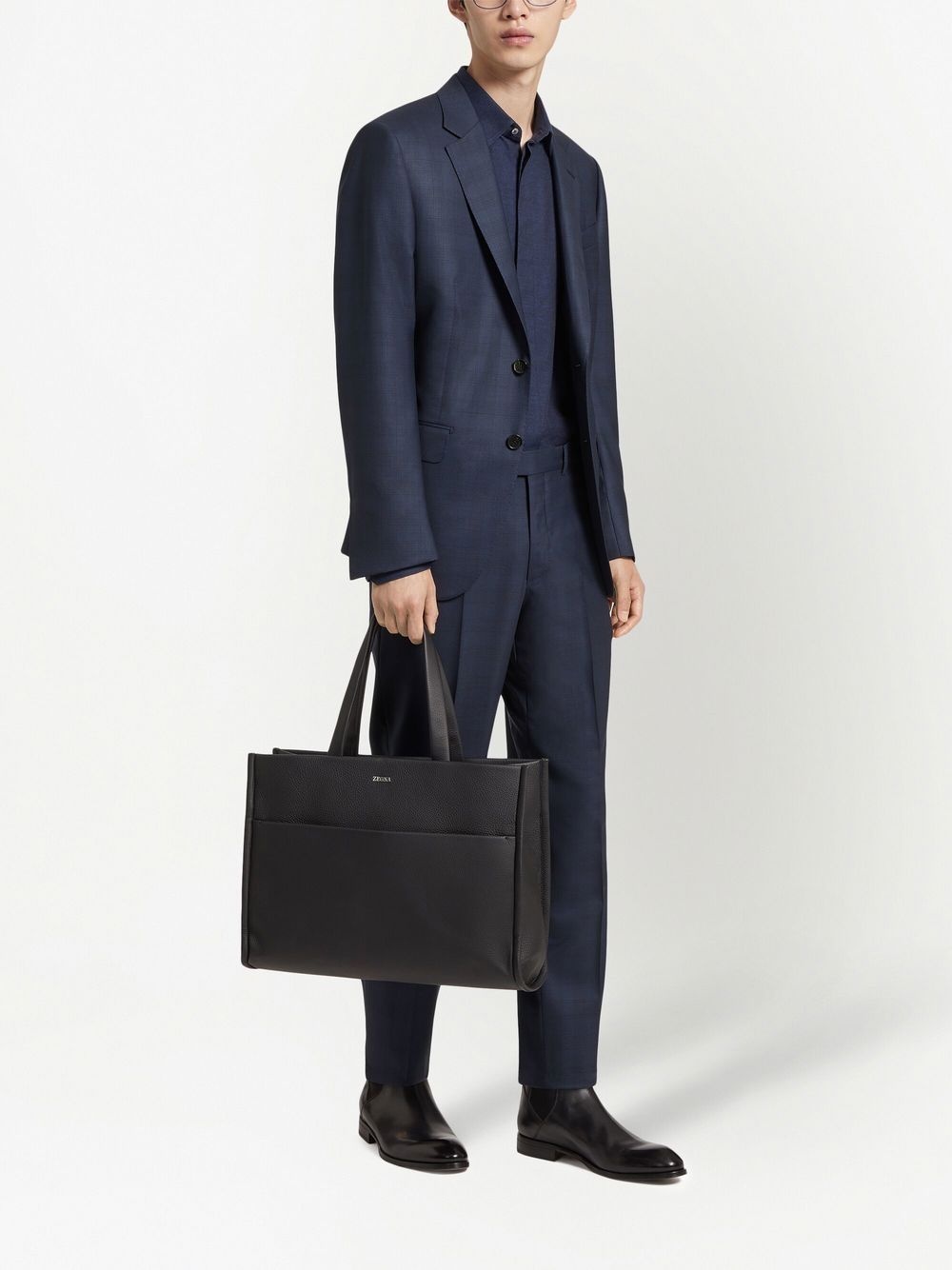 Centoventimila single-breasted wool suit - 2