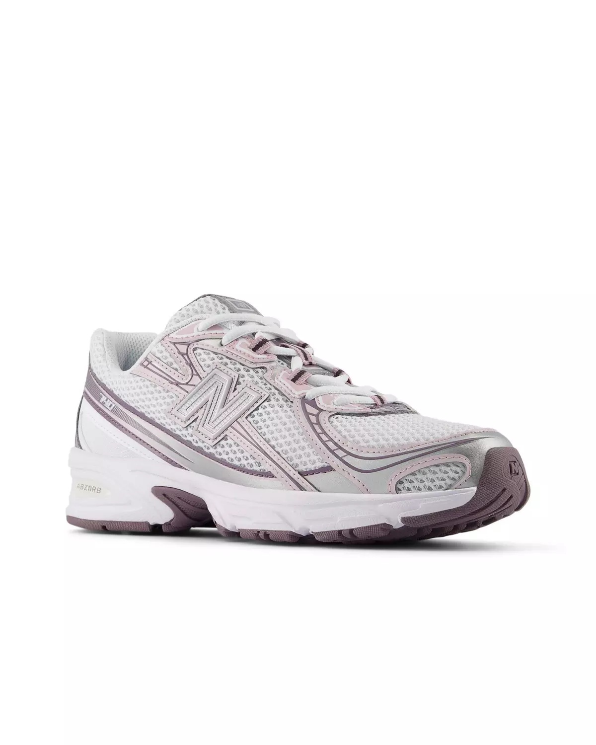 740 "White/Pink/Silver" Unisex Shoe - 8