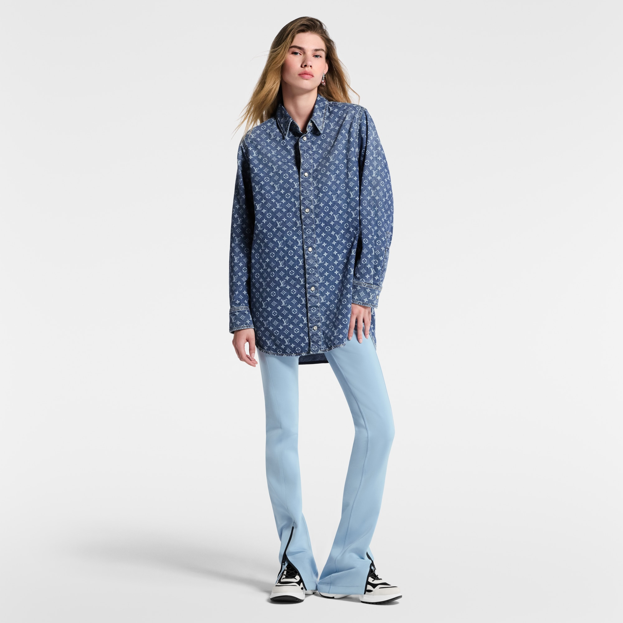 Monogram Denim Shirt - 6