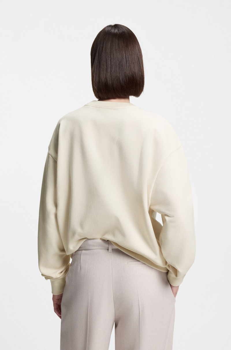 BOSS X STEIFF ALL-GENDER SWEATSHIRT IN A COTTON BLEND 6