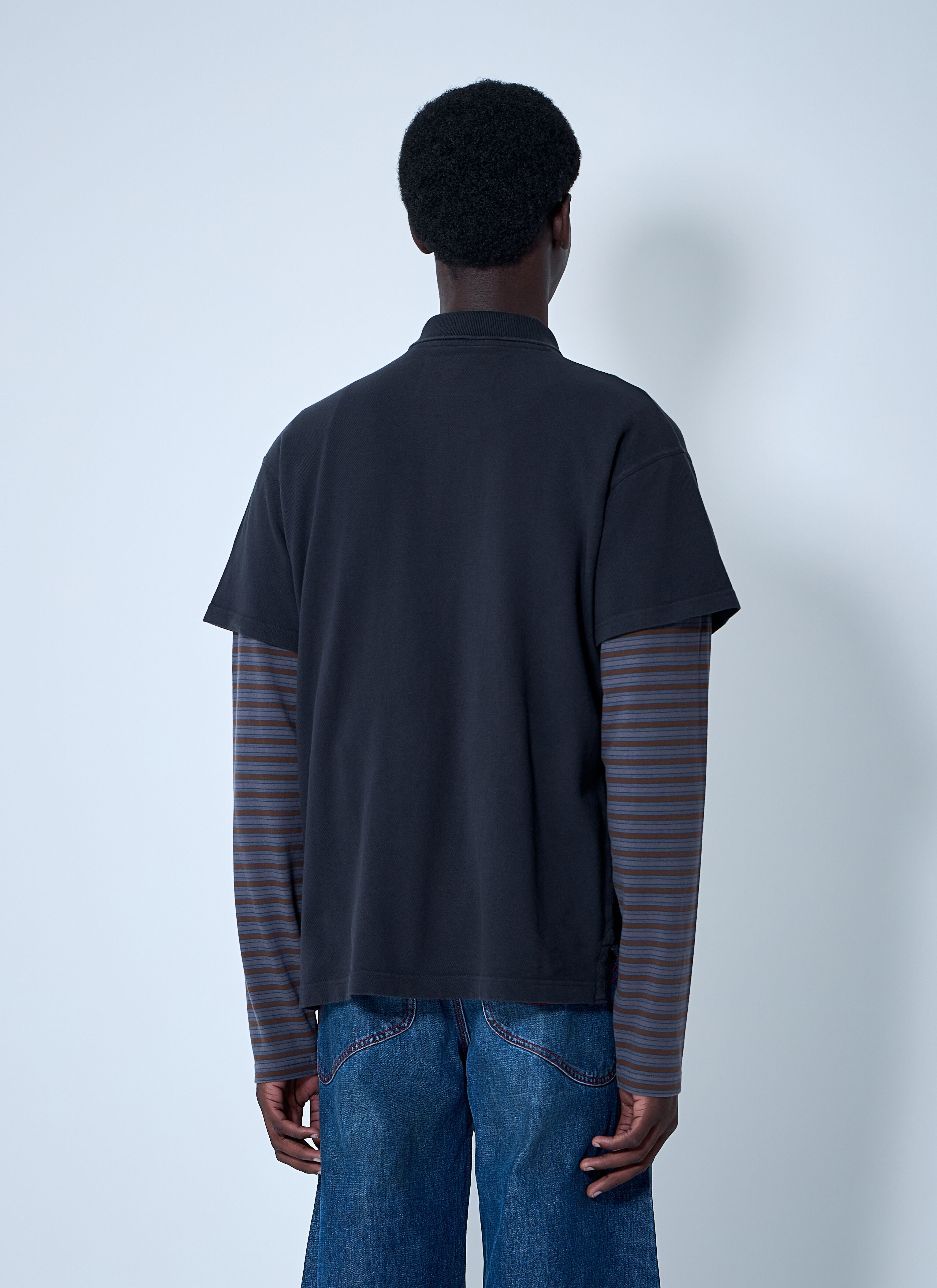 ERL Double Sleeve Polo Shirt | lncc | REVERSIBLE