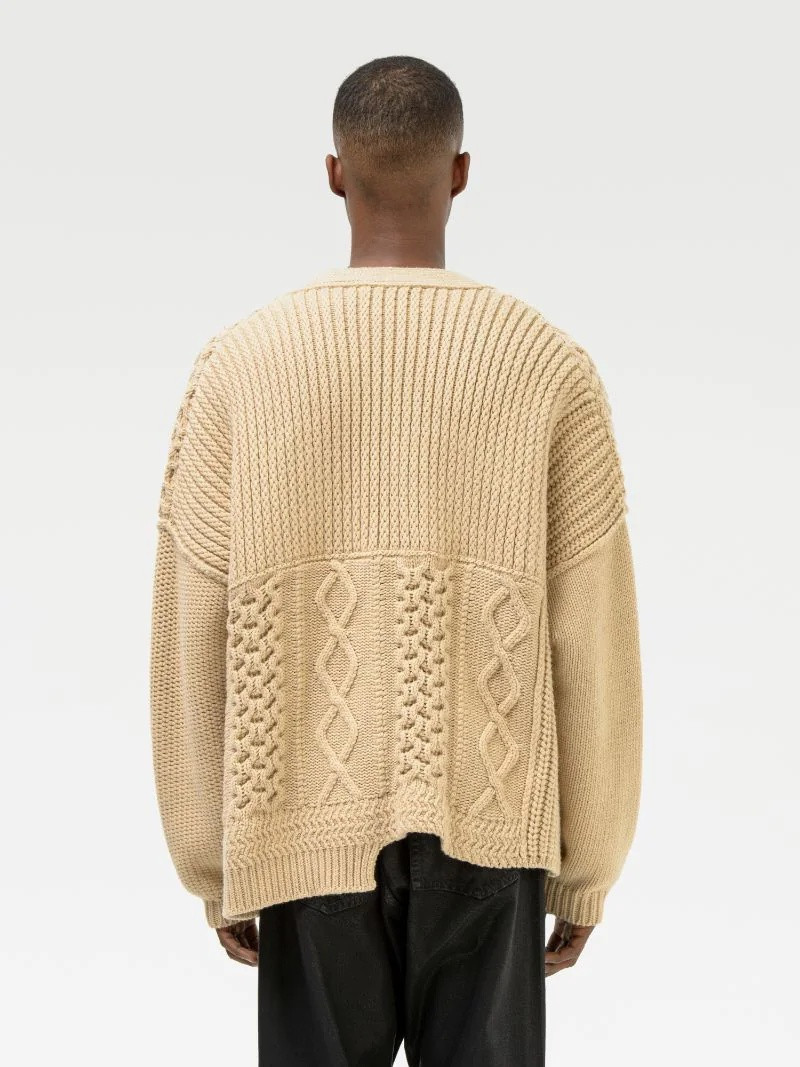 PATCHWORK KNIT CARDIGAN 9