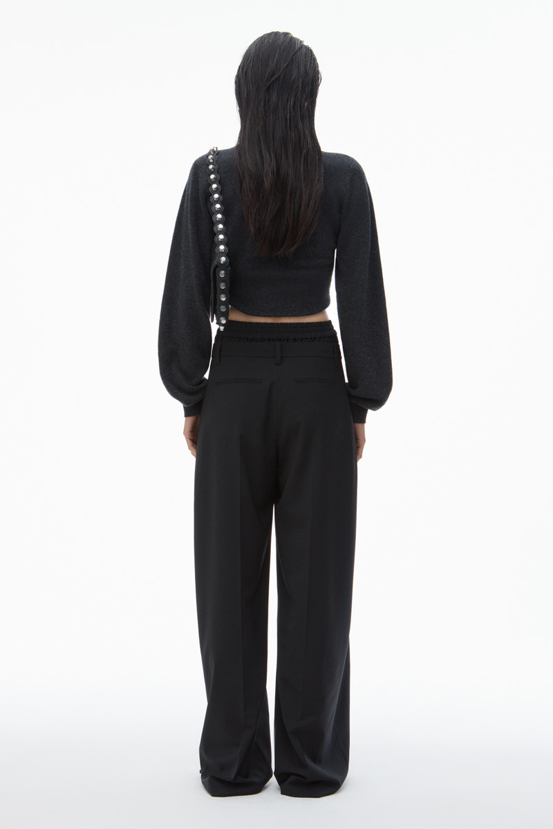 Pre-Styled Boxer Pleated Trouser 5