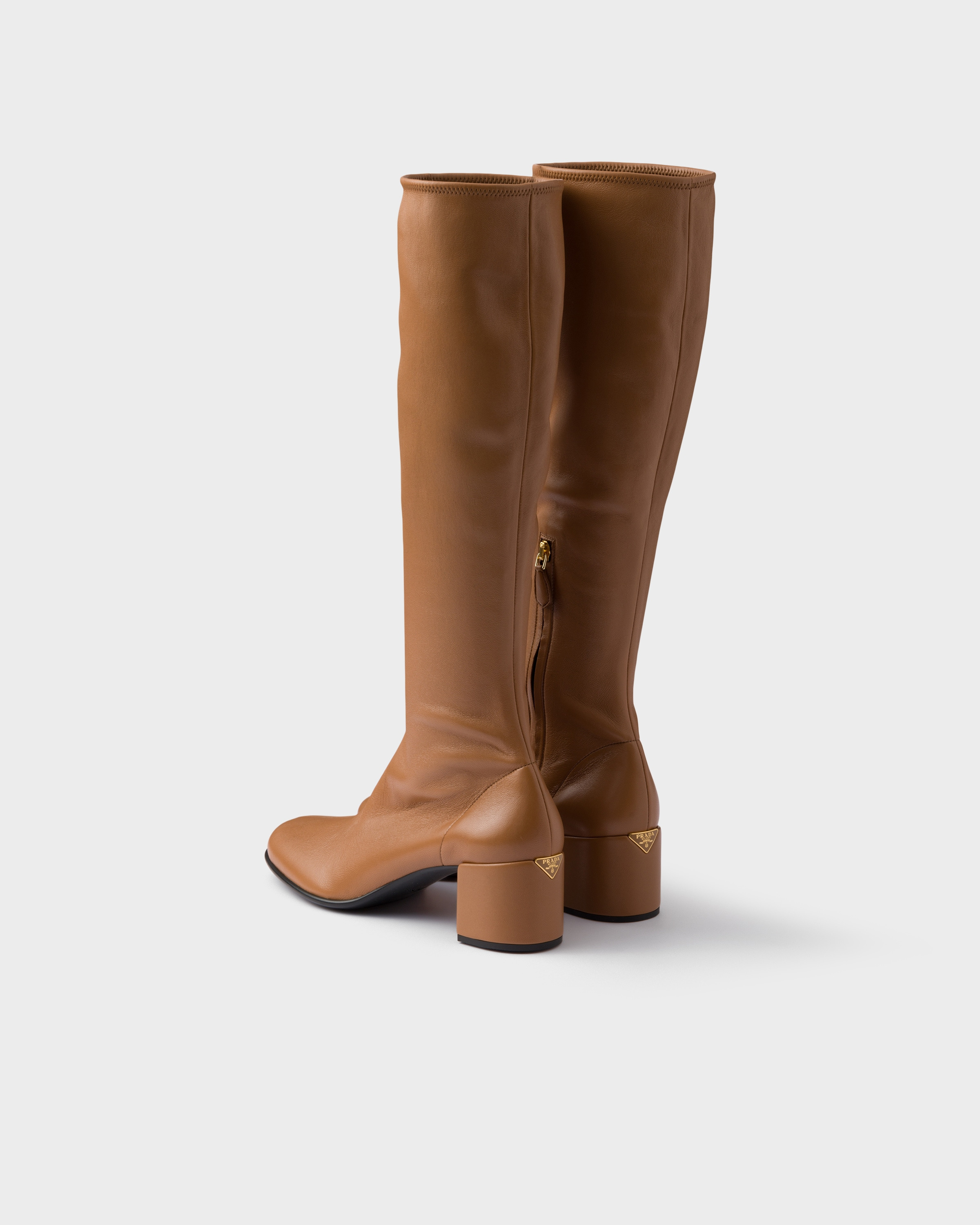 Stretch nappa leather boots - 4