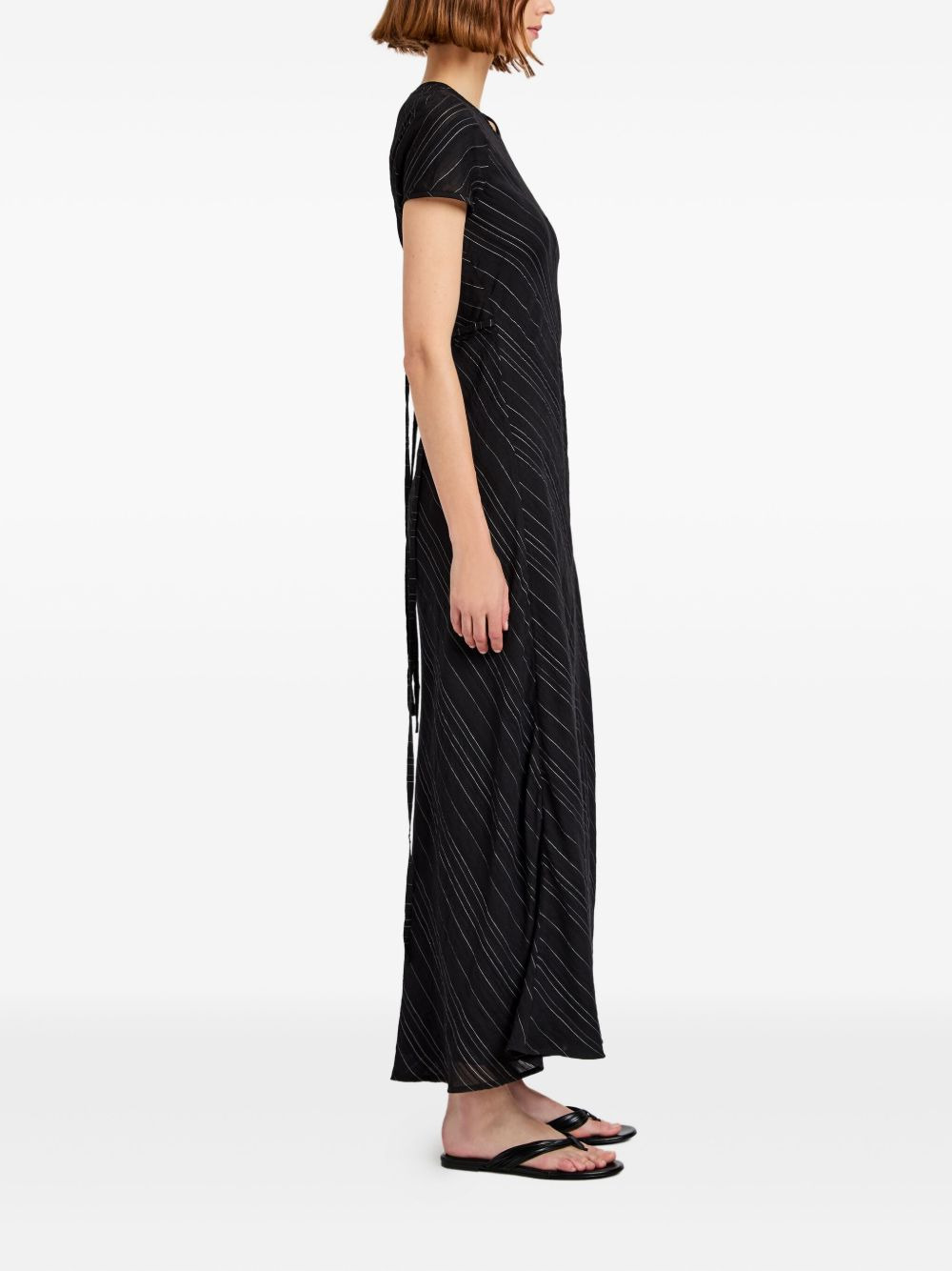 striped maxi dress - 3