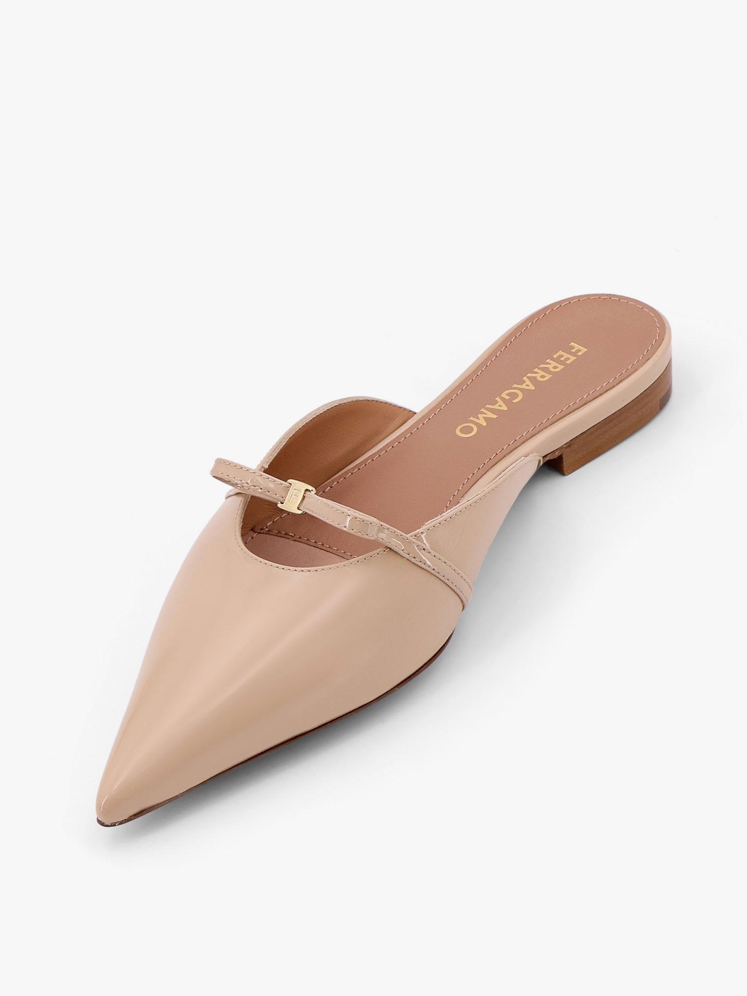 Ferragamo Giulye Patent Leather Mule - 4
