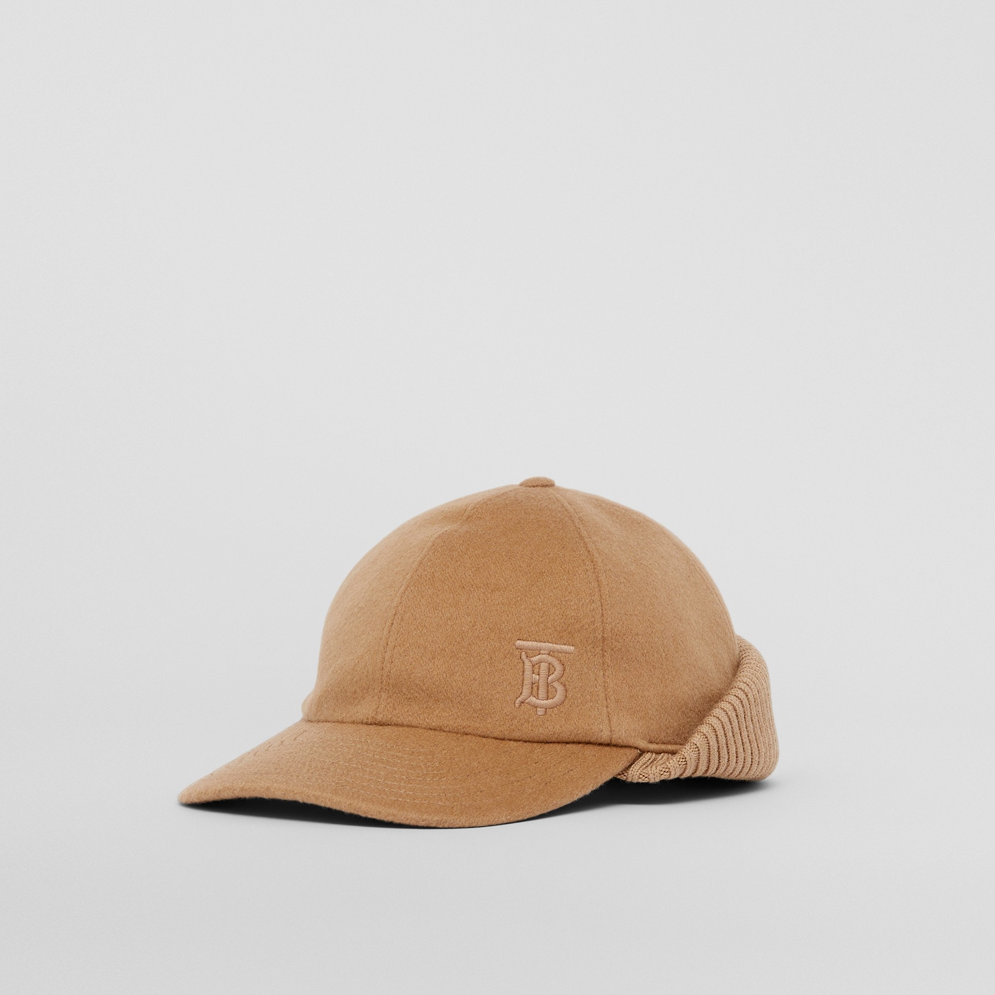 Monogram Motif Reconstructed Cashmere Baseball Cap - 3